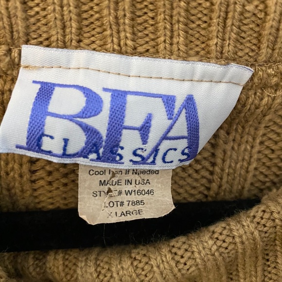 Blau Cable knit pull over sweaters size large - Picture 5 of 7